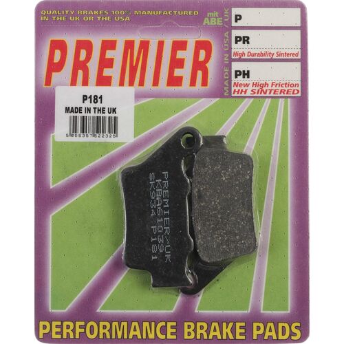 PREMIER Brake Pads Organic (Road) PBP181