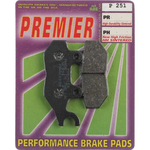 PREMIER BRAKE PADS T505/595/SpeedTriple/Thruxton Rr