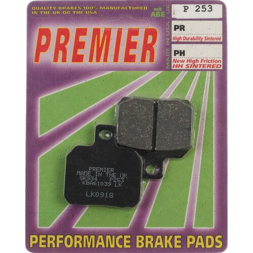 Rear PREMIER Brake Pads