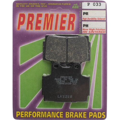 PREMIER BRAKE PADS