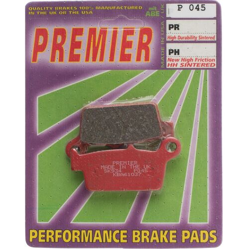 Rear Brake Pads P Series