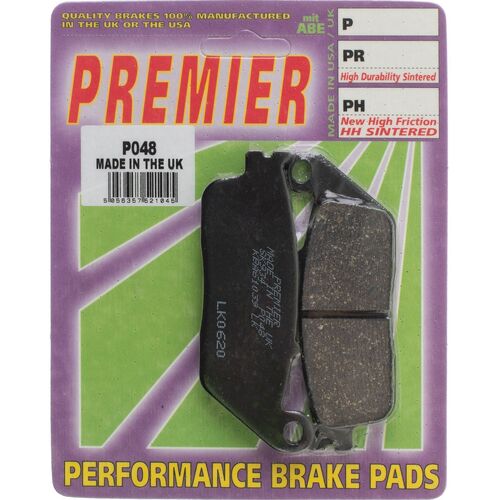 Premier Front Brake Pads P048 for Triumph Bonneville 2000 to 2015