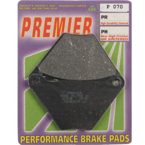 PREMIER BRAKE PADS HARLEY 72-84