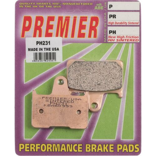 Rear BRAKE PADS HI-PERF SINT