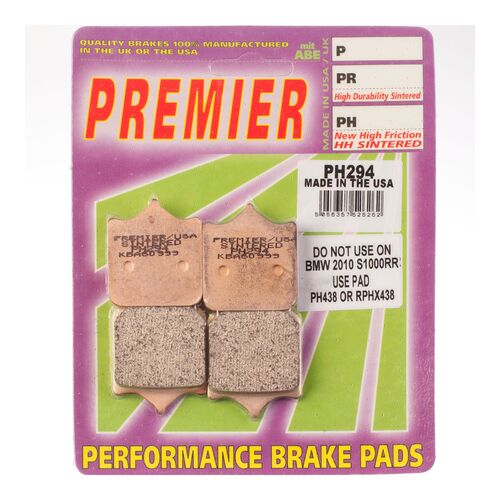 PREMIER BRAKE PADS HI-PERF SINT