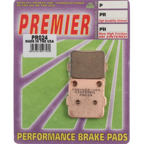 Premier Rear Brake Pads Sint Moto X PR024 7.8mm for Husqvarna 360 CR 1992 - 1994