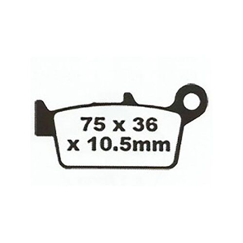 Rear Brake Pads Full Sintered
