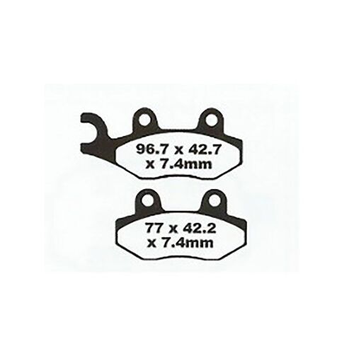 Front Left Brake Pads Full Sintered