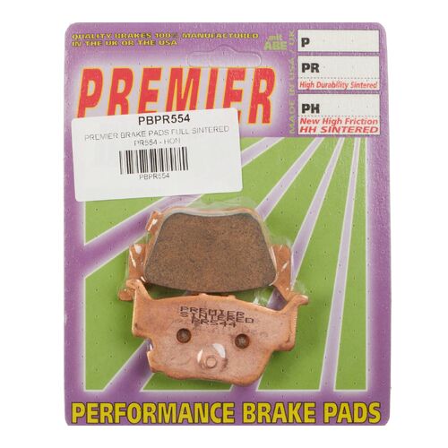 Premier Rear Brake Pads Sint PR554 for HON TRX680FA IRS Rubicon 4WD 2015 to 2022