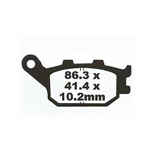 BRAKE PADS SEMI SINTERED