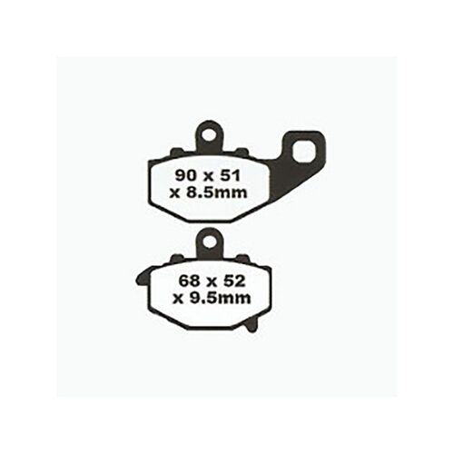 BRAKE PADS SEMI SINTERED
