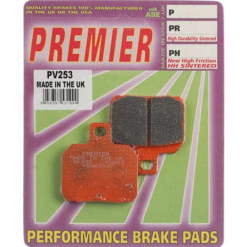 Rear PREMIER Brake Pads SEMI SINTERED STREET