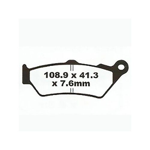 BRAKE PADS SEMI SINTERED
