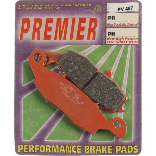 Rear BRAKE PADS SEMI SINTERED