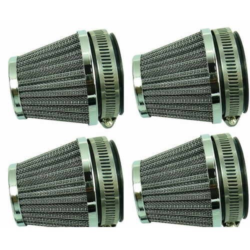 AIR FILTER POD SET OF 4, 39mm ID for YAMAHA HONDA for SUZUKI