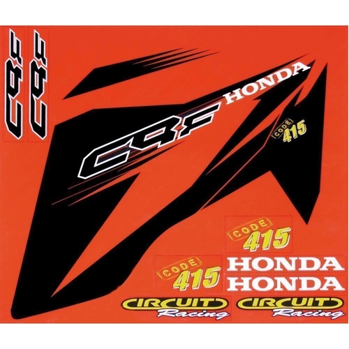 Tank Sticker Kit for Honda CRF150F | CRF230 | CRF250R | CRF450R |CRF450X to 2006