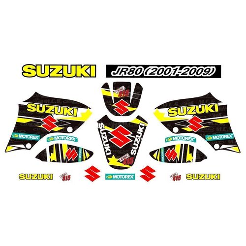 JR80 Suzuki Sticker Kit 2001 - 2009