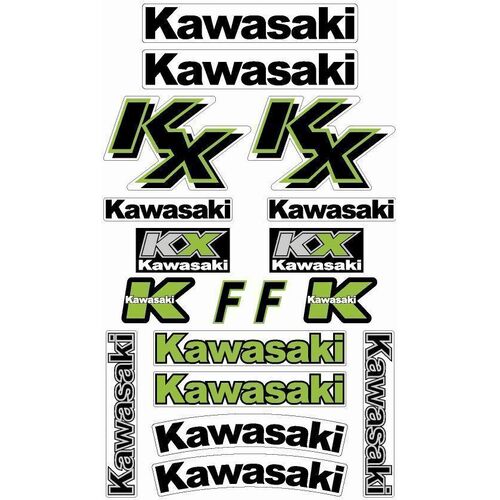 Kawasaki KXF Sticker Kit 2006