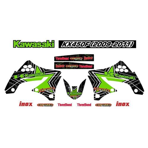 KX450F Sticker Kit 2009-2011 
