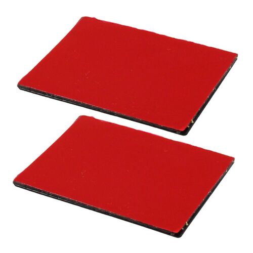Ram 2-Pk Steel Rectangle Adhesive Plates For Ram Power-Plate for Motorcycle