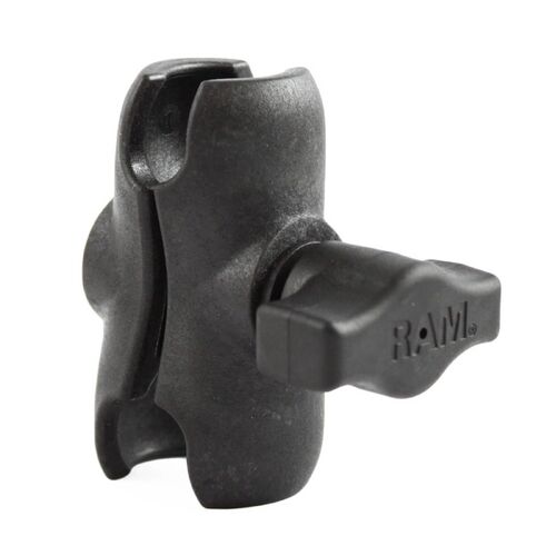 Ram Composite Double Socket Arm - Short for Motorcycle Motorbike
