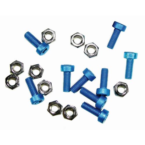 Rego Label Holder Screw Kit Blue 