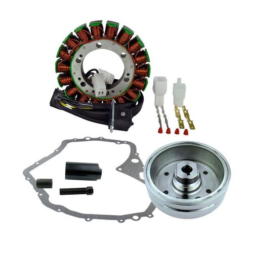 IMPROVED FLYWHEEL+PULLER+STATOR+GASKET SUZ LTF400 (RM23027)