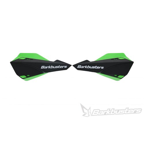 Barkbusters SABRE MX Enduro Handguard - Green on Black SAB-1BK-GR