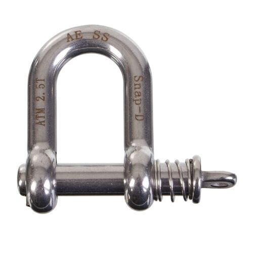 Snap-D 12mm D Shackle Stainless Steel