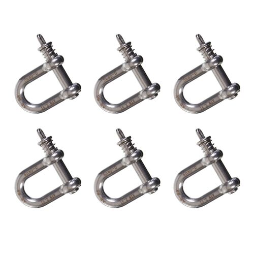 Snap-D 12mm D Shackle - 6 Pack Special For Towing