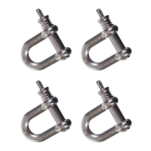 Snap-D 17mm D Shackle - 4 Pack Special For Towing