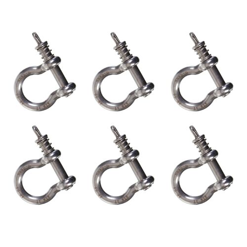 Snap-D 8mm Bow Shackle - 6 Pack Special