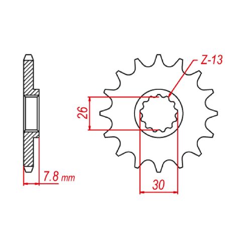 Front Sprocket 18T