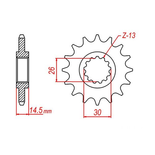 Front Sprocket 16T