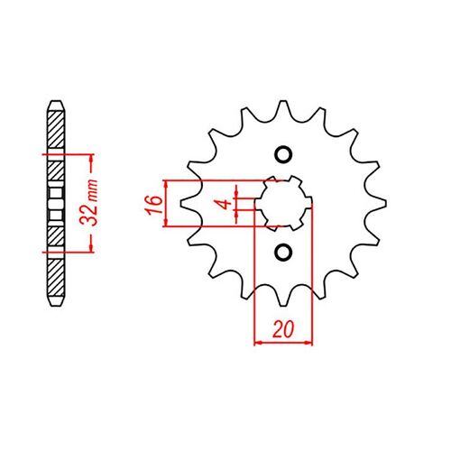 Front Sprocket 15T