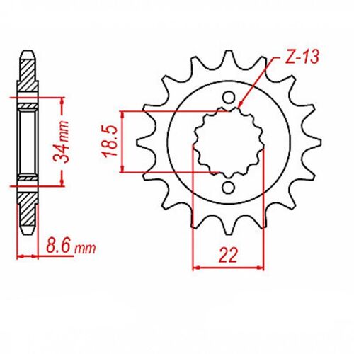 Front Sprocket 14T