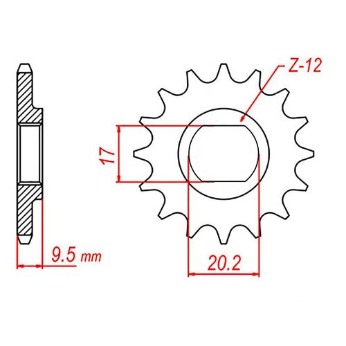 Raptor Front Sprocket 11T
