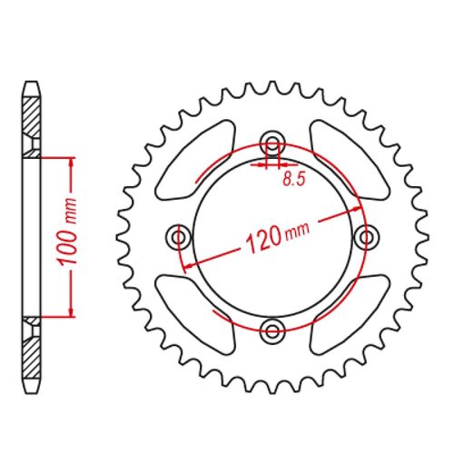 MTX Standard Gearing Front Sprocket