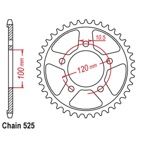 Rear Sprocket 40T