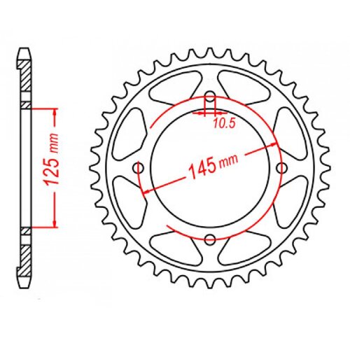 Rear Sprocket 56T
