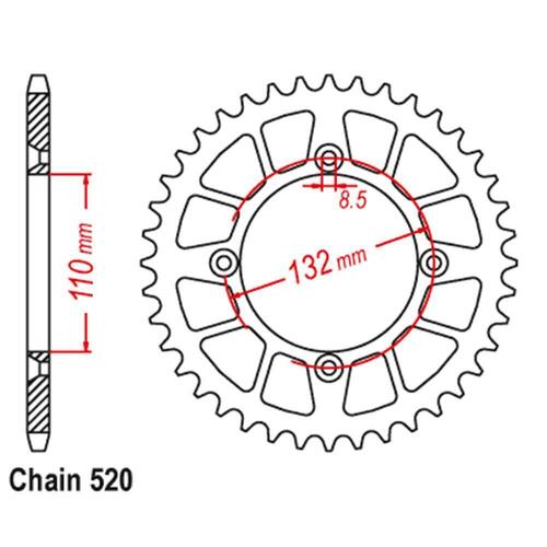 Rear Sprocket 48T