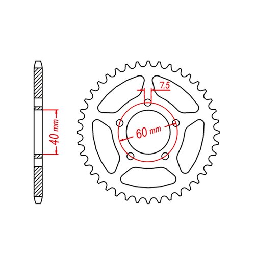 Rear Sprocket 42T