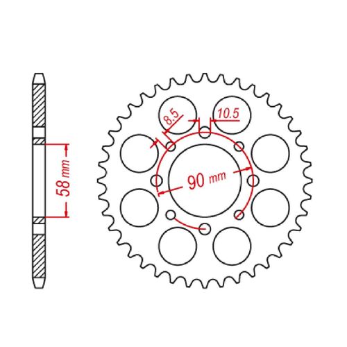 Rear Sprocket 42T