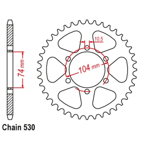 Rear Sprocket 42T