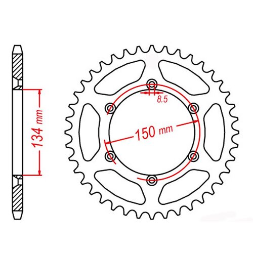 Rear Sprocket 38T