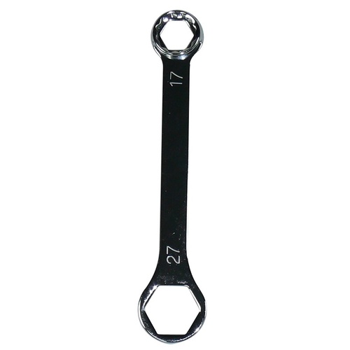 AXLE NUT SPANNER WRENCH FRONT 17mm + REAR 27mm for HONDA XR650R 2000 to 2007