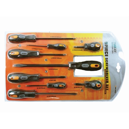Pro Screw Driver Set 9 Pieces 