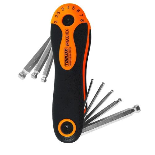 Hex Ball Allen Key Set Compact 