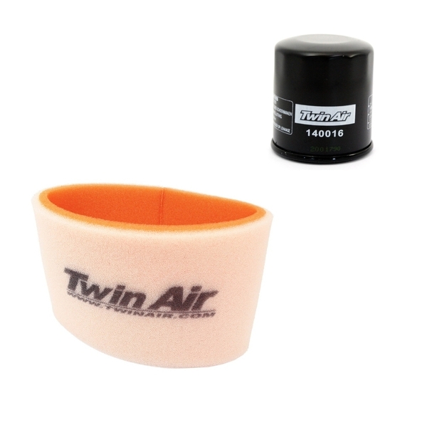 Twin Air Oil and Air Filter for Polaris 300 Hawkeye 2X4 2008-2011