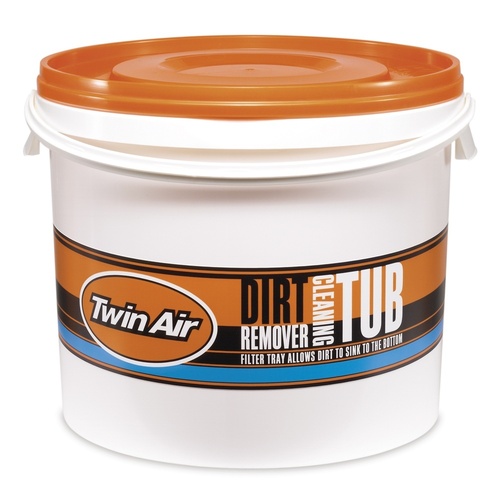 Twin Air Cleaning Tub- includes Cages ORA + BLK 10L for Yamaha PW50 1981-2022